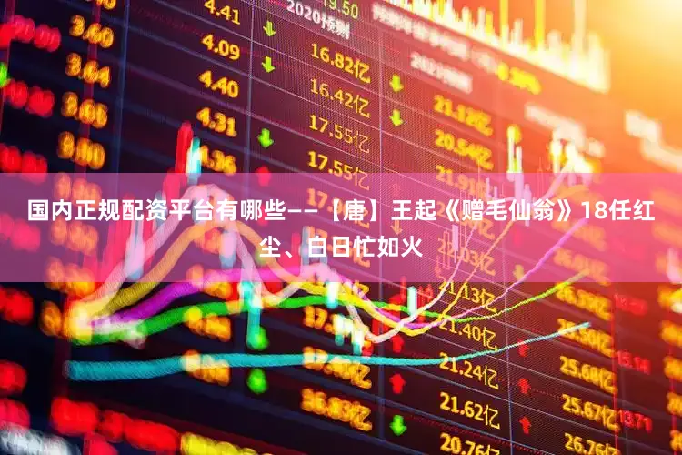 国内正规配资平台有哪些——【唐】王起《赠毛仙翁》18任红尘、白日忙如火